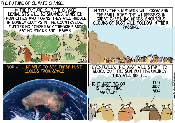 The future of climate change…