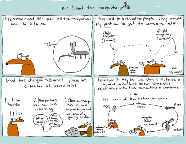 Today on First Dog’s World Around Us: The Mosquito