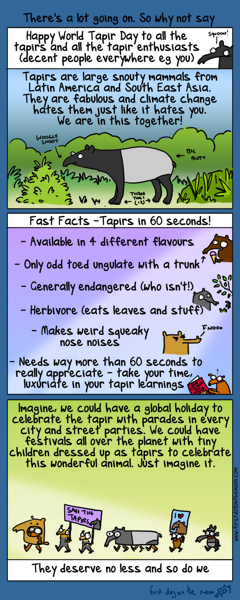 happy world tapir day to all the tapirs and tapir enthusiasts!