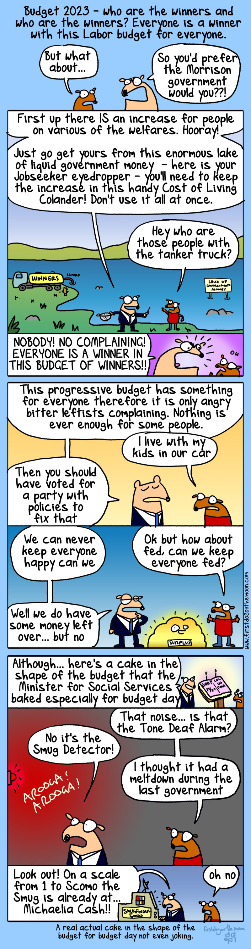 No complaining! Everyone is a winner with this Labor budget!