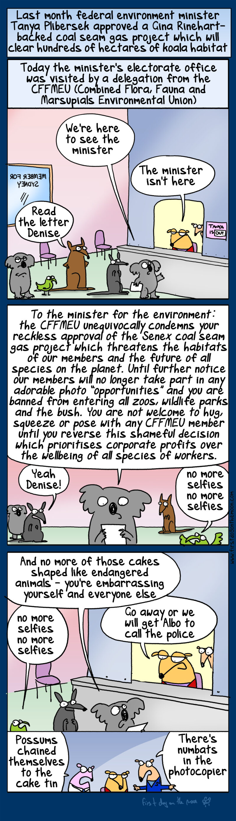 The CFFMEU unequivocally condemns koala habitat destruction!