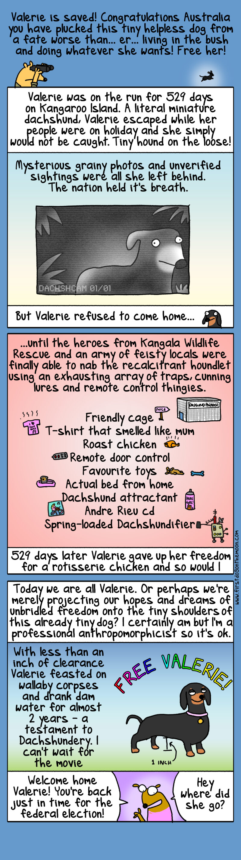 Valerie is saved!
