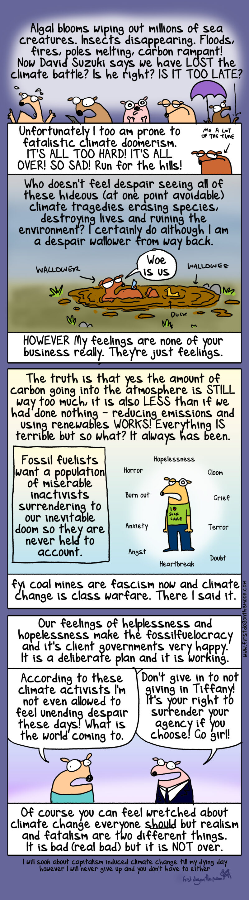 I am prone to fatalist climate doomerism.