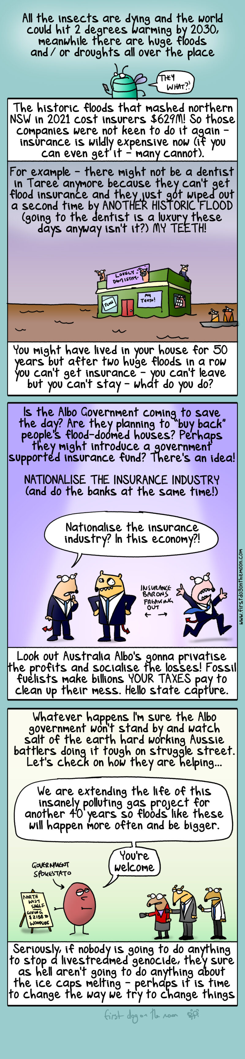 insurance is wildly expensive (if you can even get it)