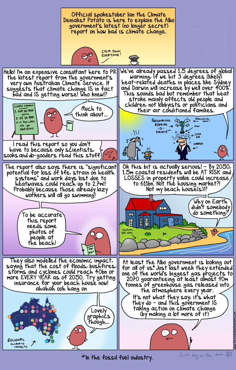 Climate change IS in fact bad and IS getting worse! Who knew!?