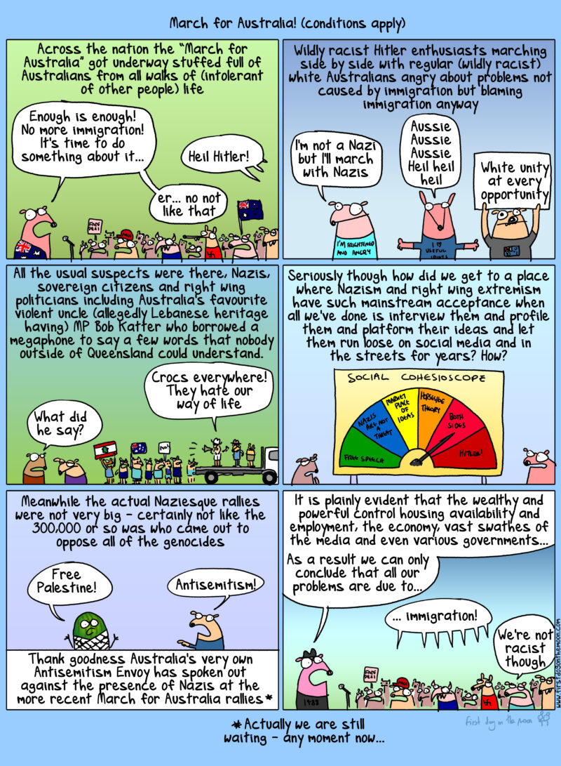 march for australia (conditions apply)
