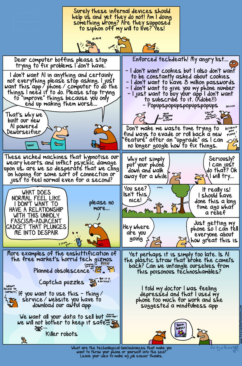 Dear computer boffins please stop trying to fix problems I don’t have