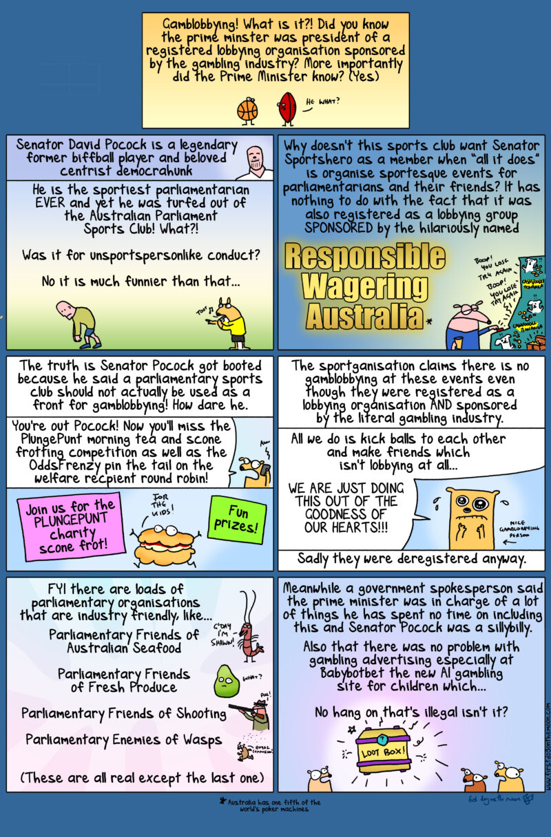 Pocock turfed out of the Australian Parliament Sports Club! What?!