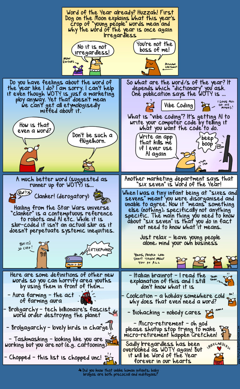 Word of the year already? Huzzah!