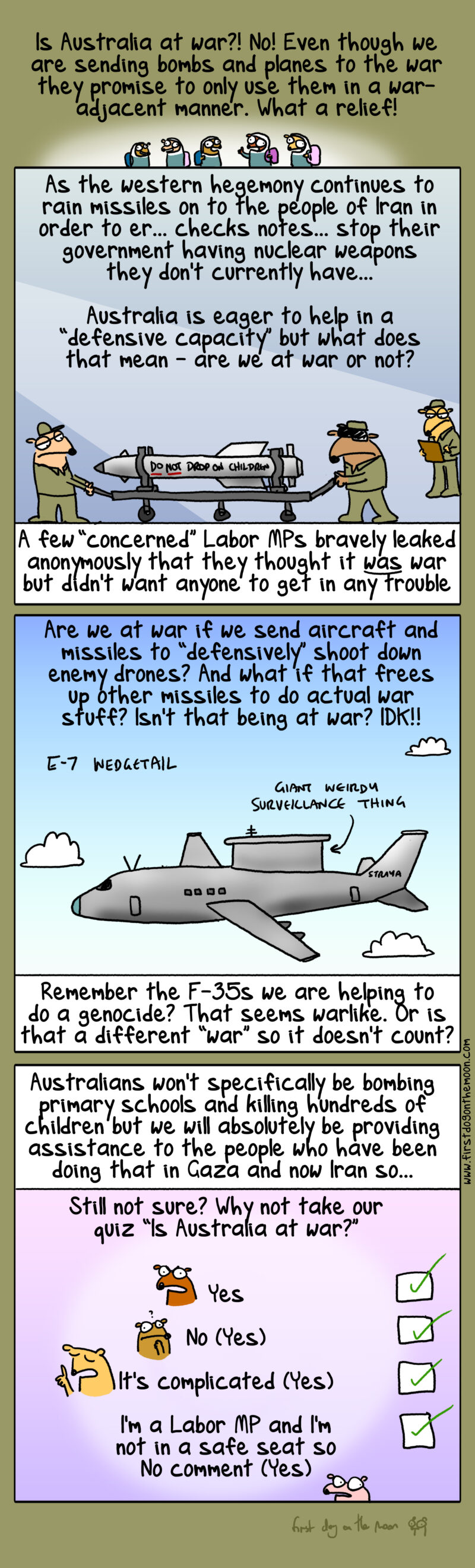 Is Australia at war?!