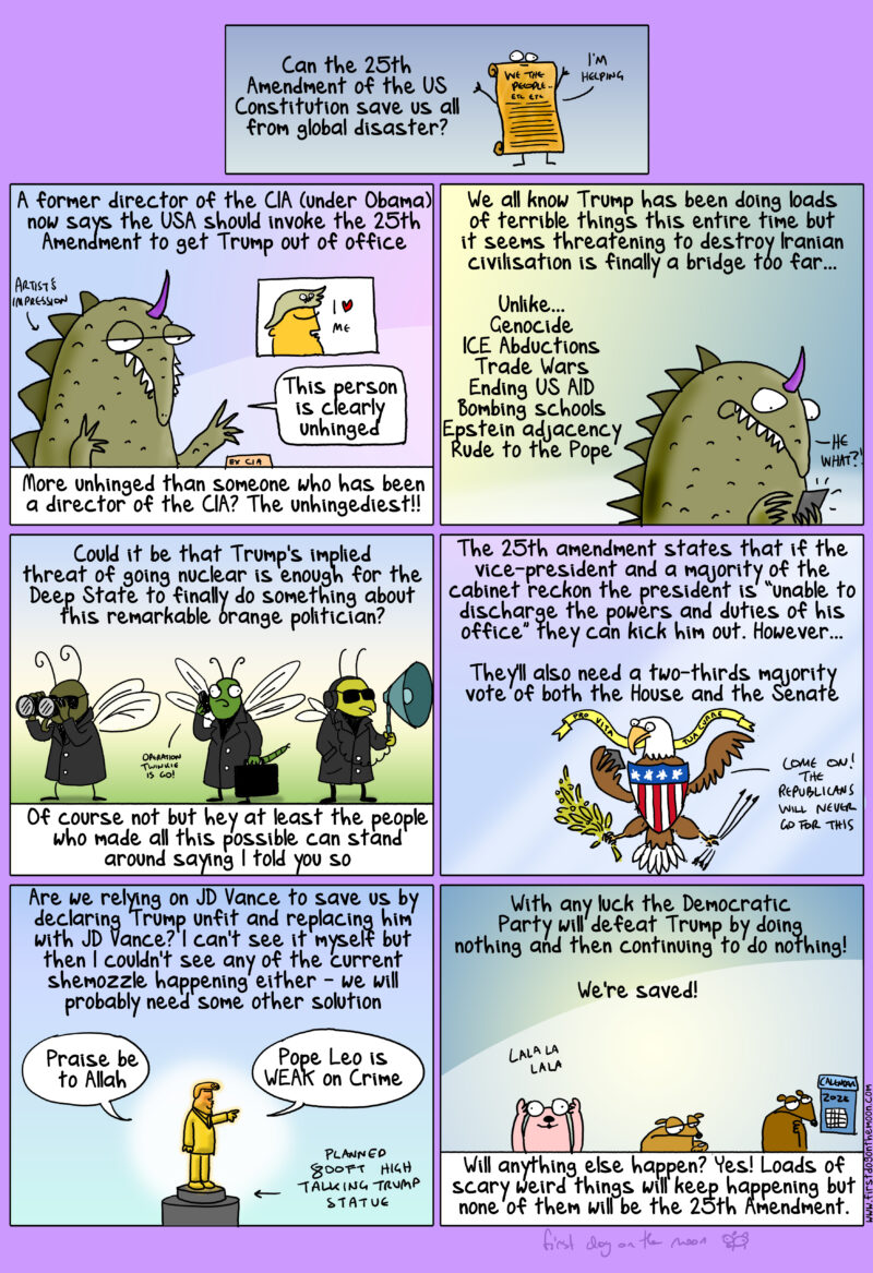 Can the 25th amendment save us all from global disaster?