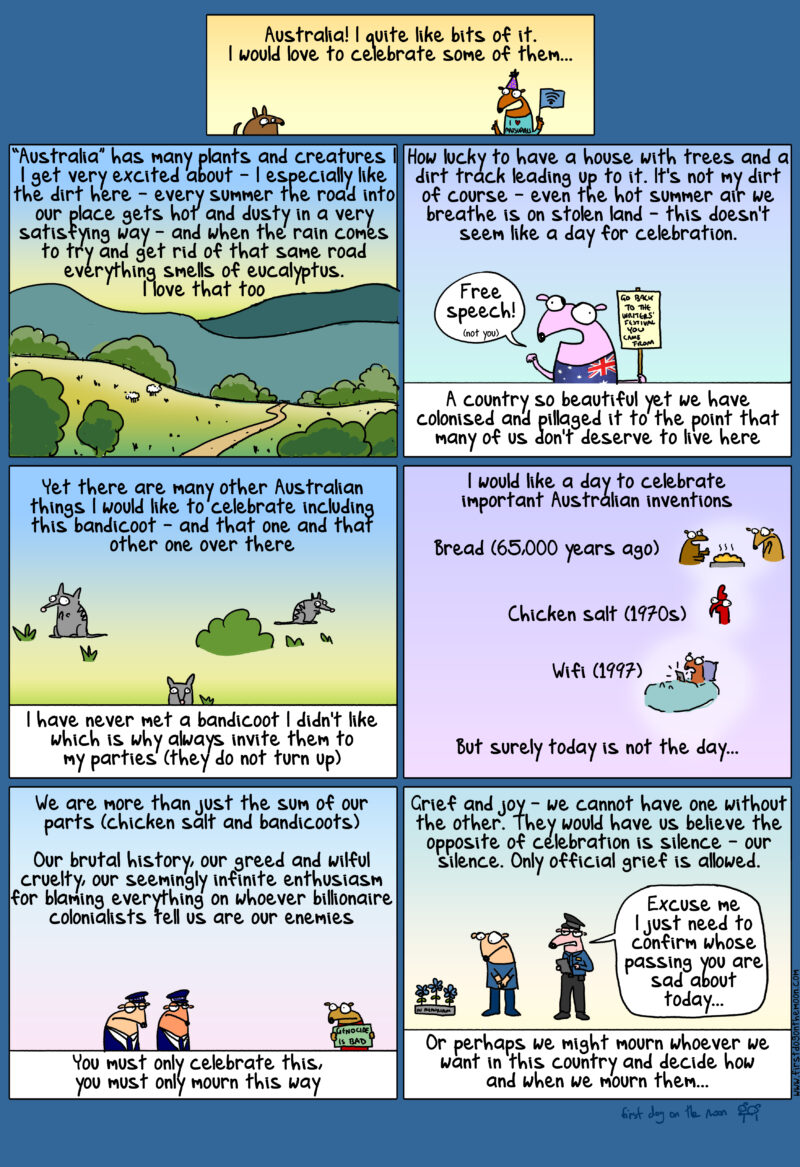 Australia! I quite like bits of it