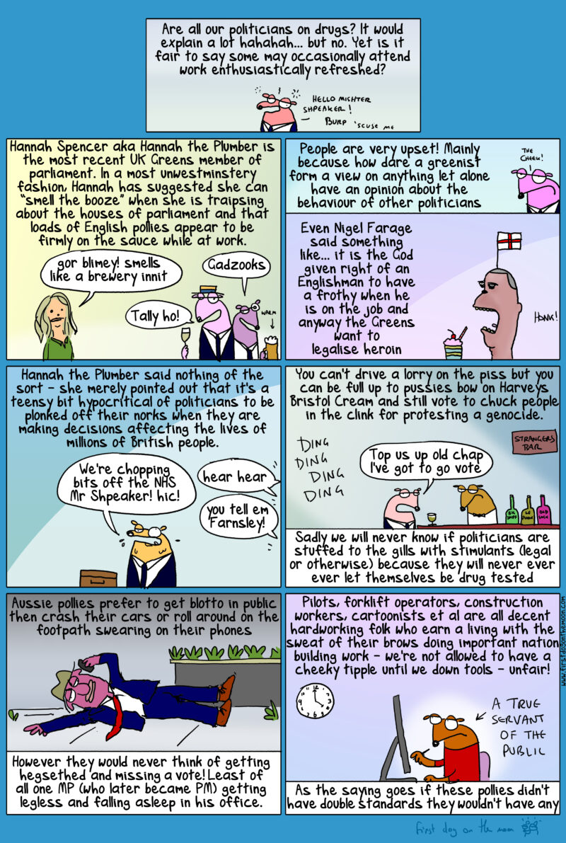 Are all our politicians on drugs?