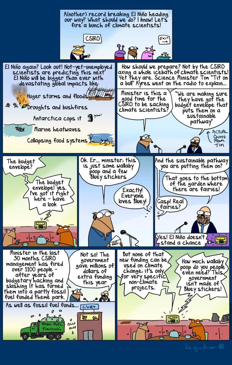 Is this a good time for the CSIRO to be sacking climate scientists?