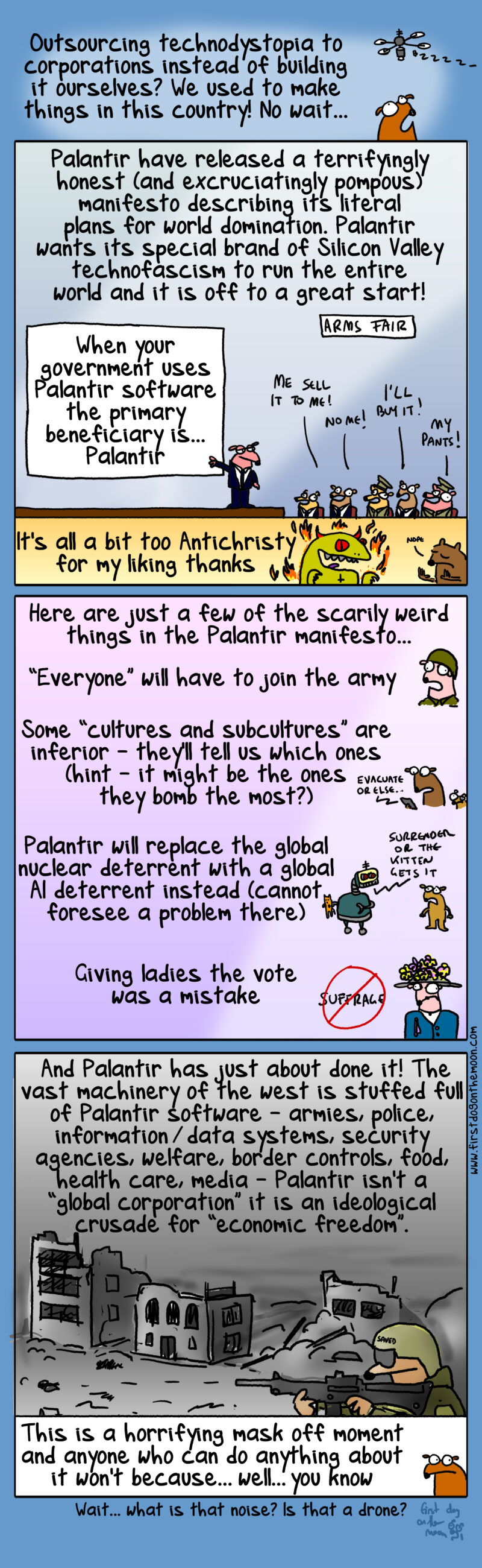 Palantir has released its terrifyingly honest (and pompous) plans for world domination