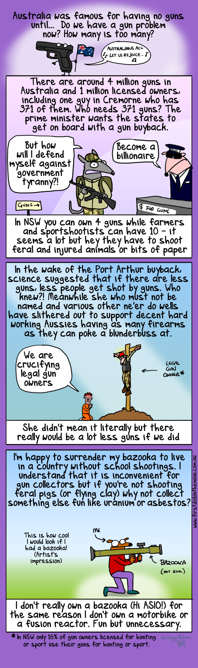 Australia was famous for having no guns – what happened?
