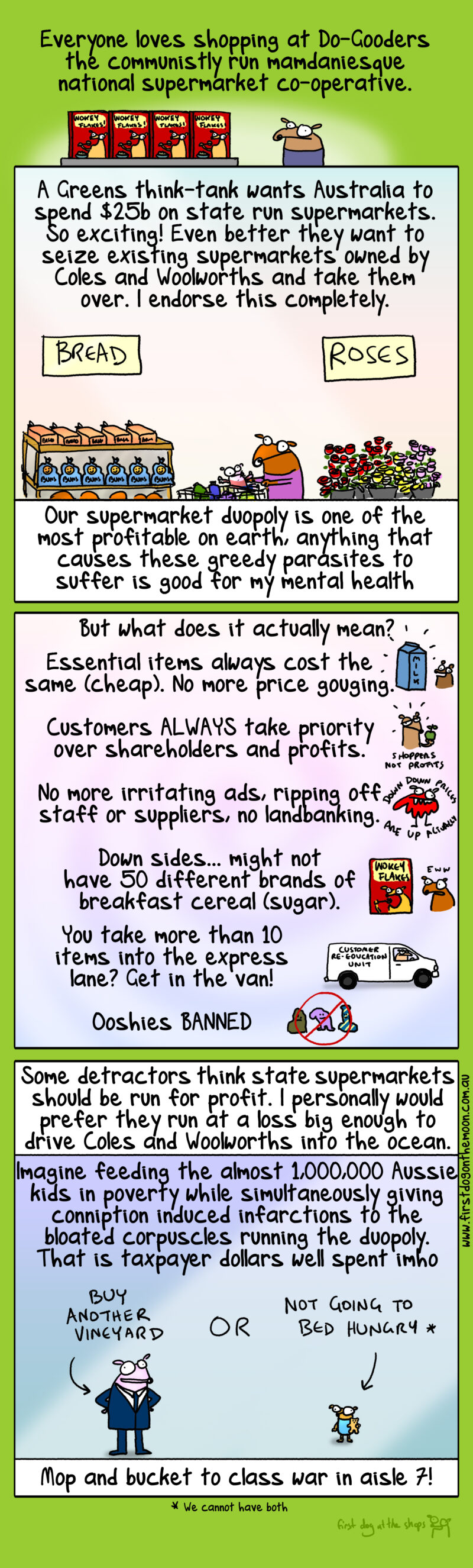 A Mamdaniesque state supermarket?!