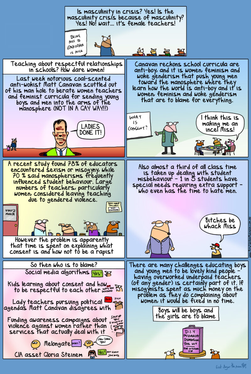 Teaching about respectful relationships in schools? How dare women!